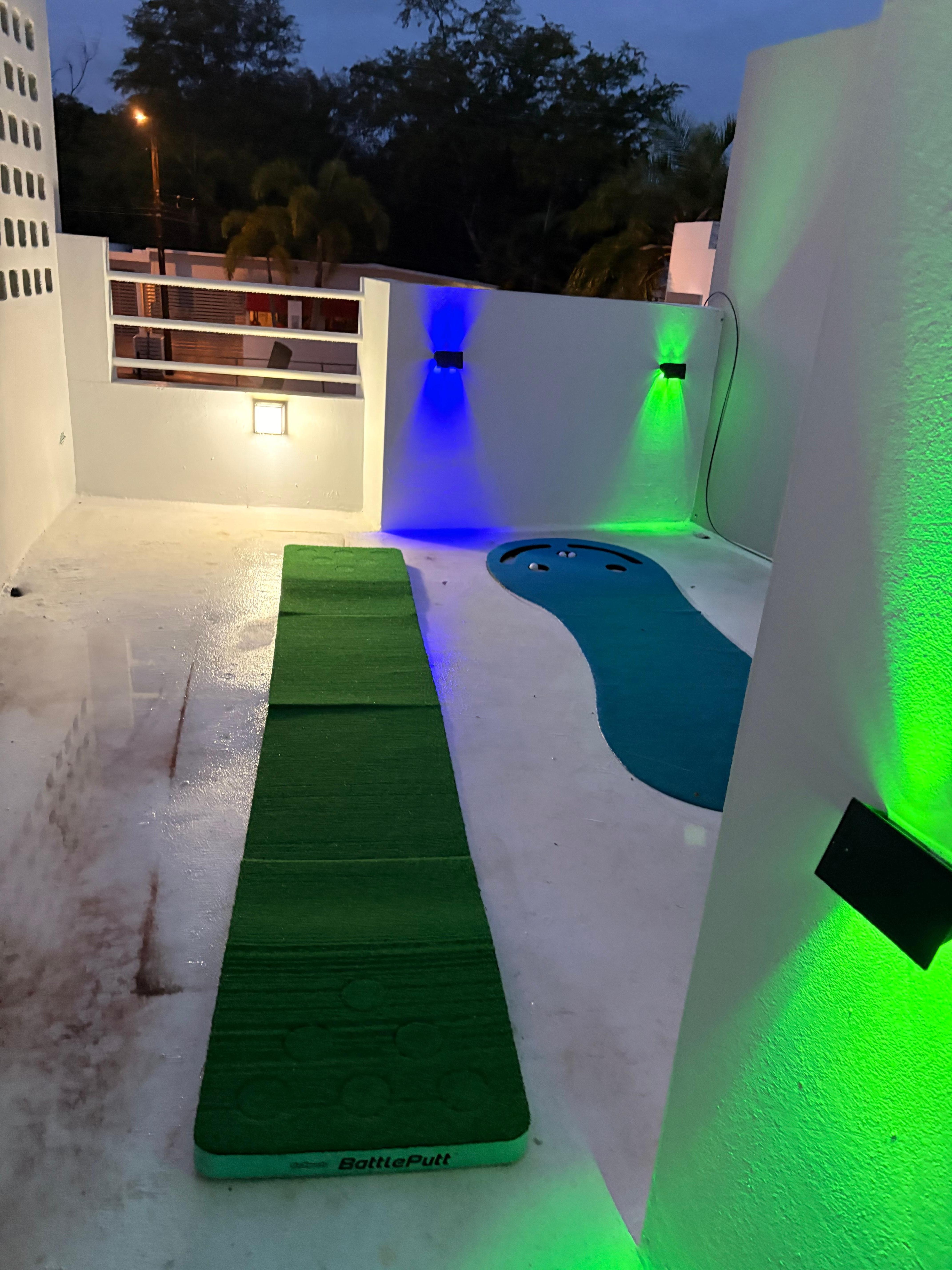 Unexpected putt putt on the roof