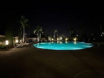 You can see the fireworks from the pool!