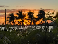 Sunset view from the lobby