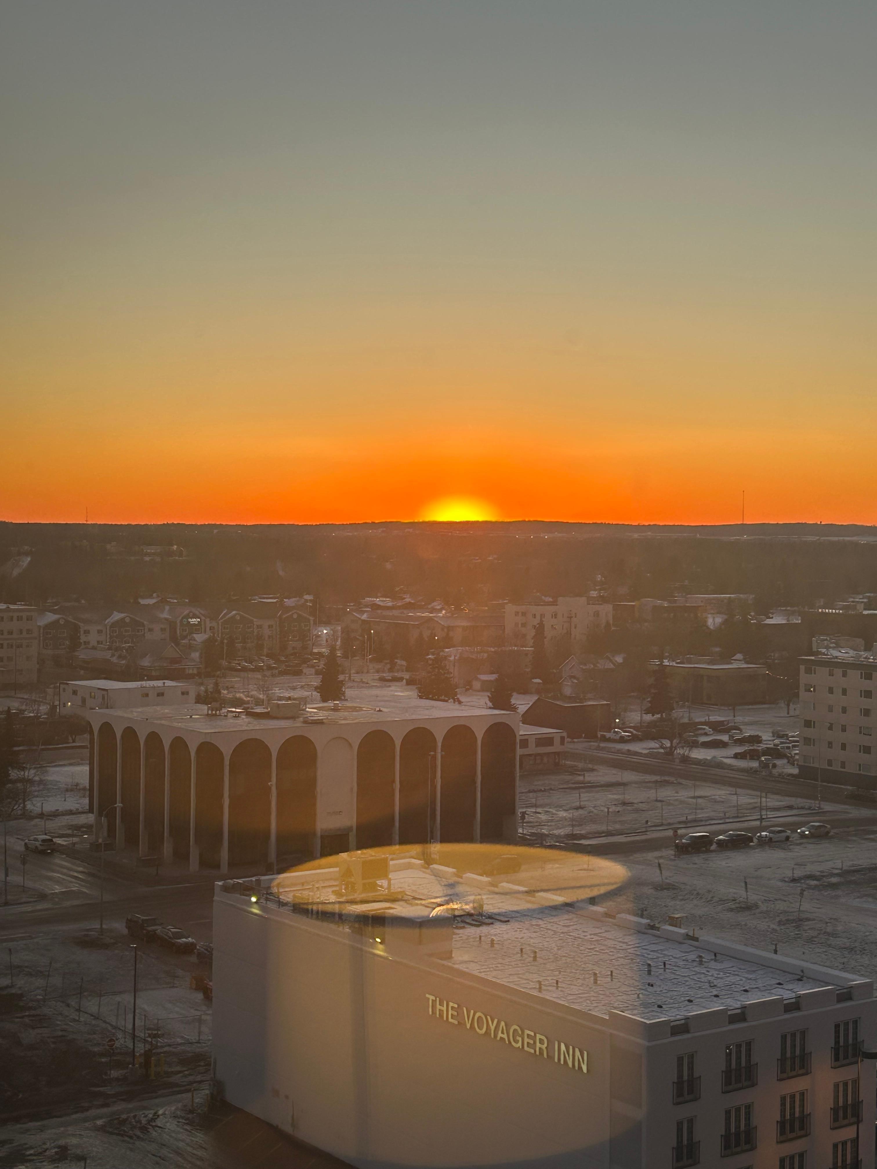 From our room on the 14th floor