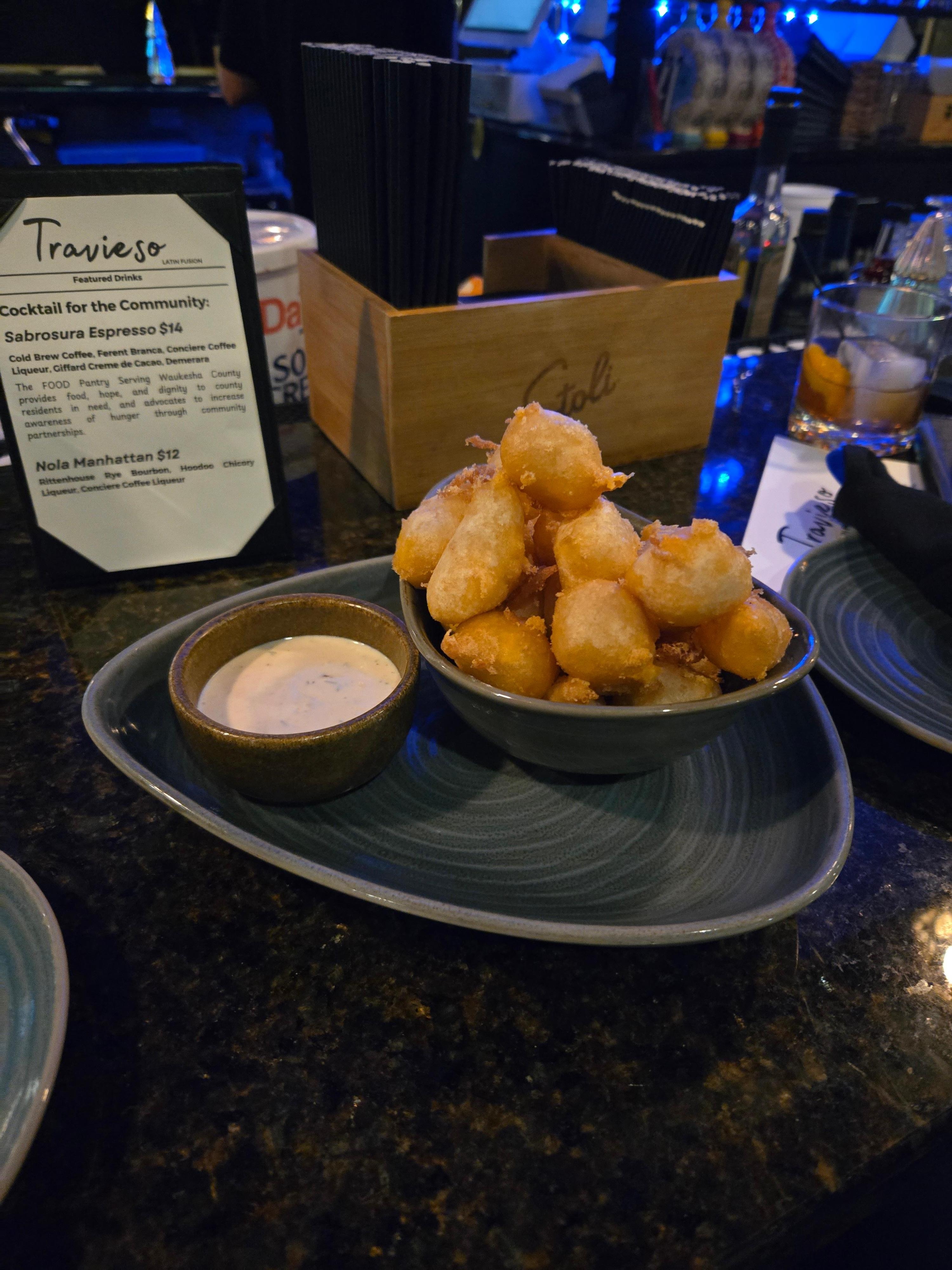 Cheese curds of course. 