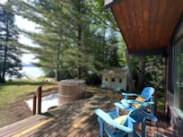 Loved sitting on the deck and looking at the lake!