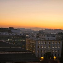 Sunset from the balcony