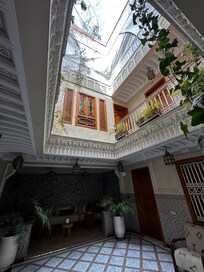 The central courtyard- the defining characteristic of a riad.