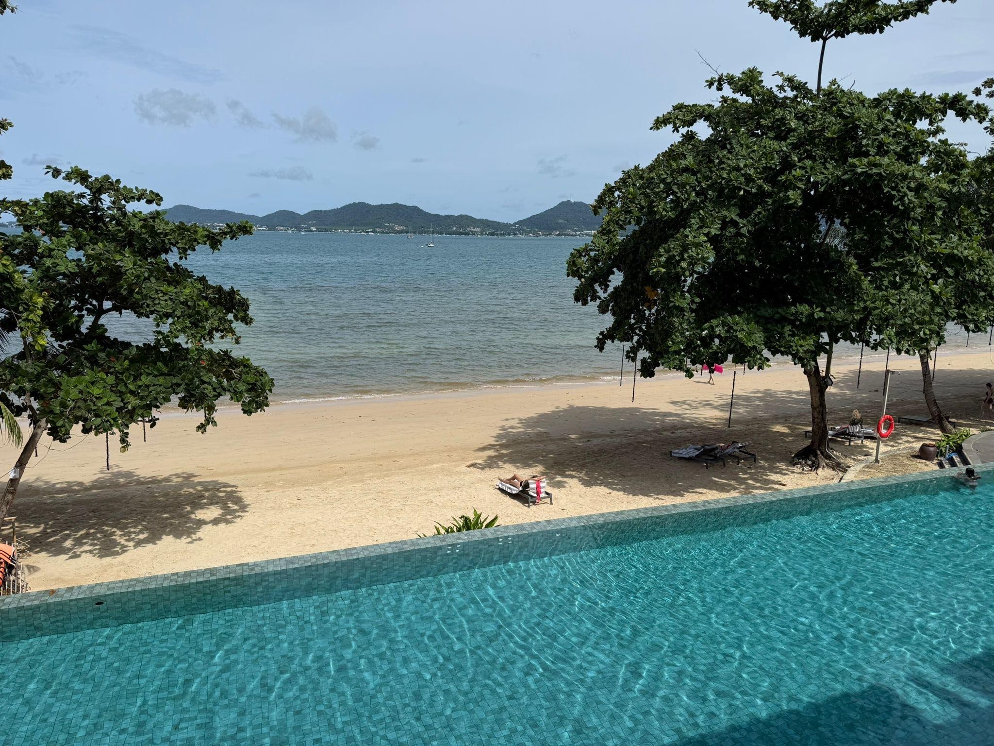 View from the balcony 