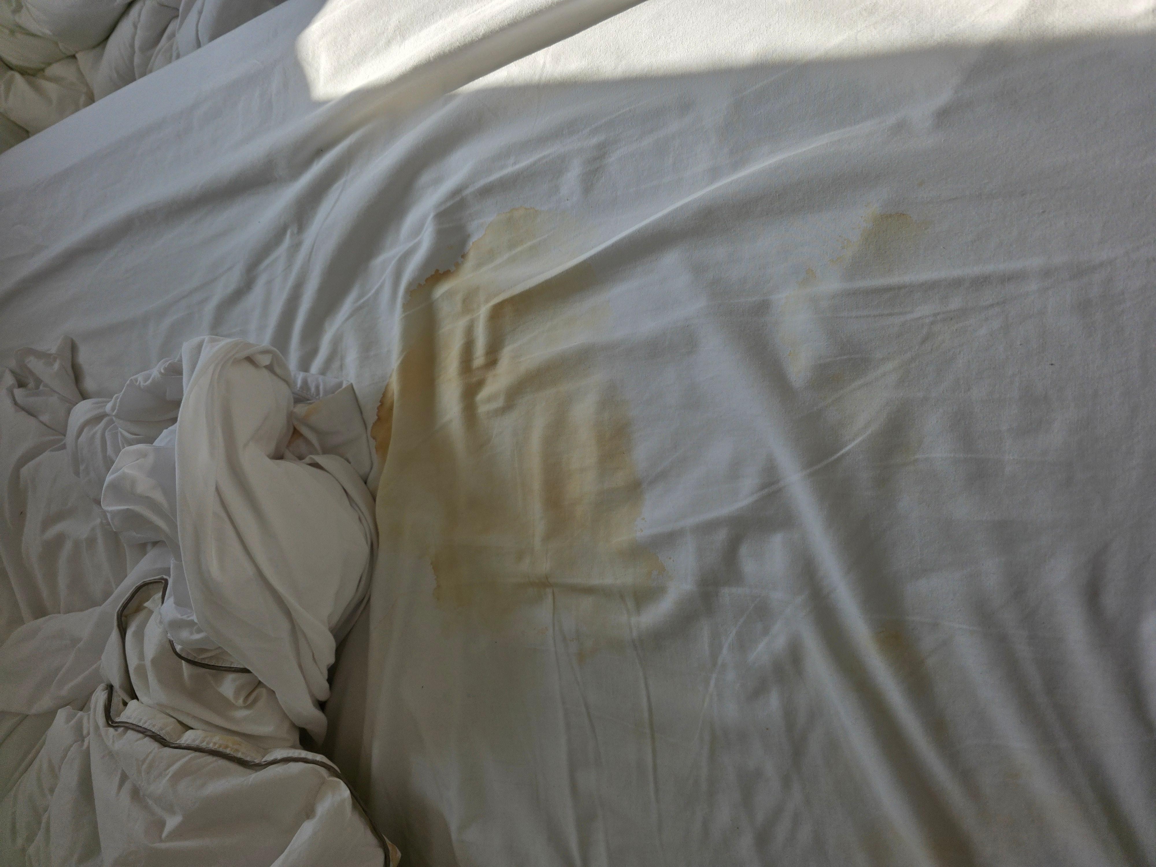 Les draps qui nous attendant a notre arriver