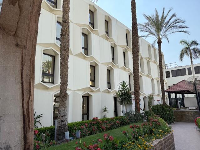 Exterior of the hotel by the pool