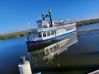 Der schaufelraddampfer.