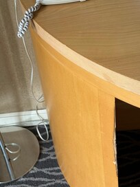 Broken, chipped and scratched old furniture!