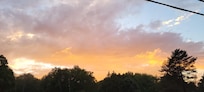 Sunset off the porch