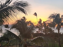 Sunset from the balcony