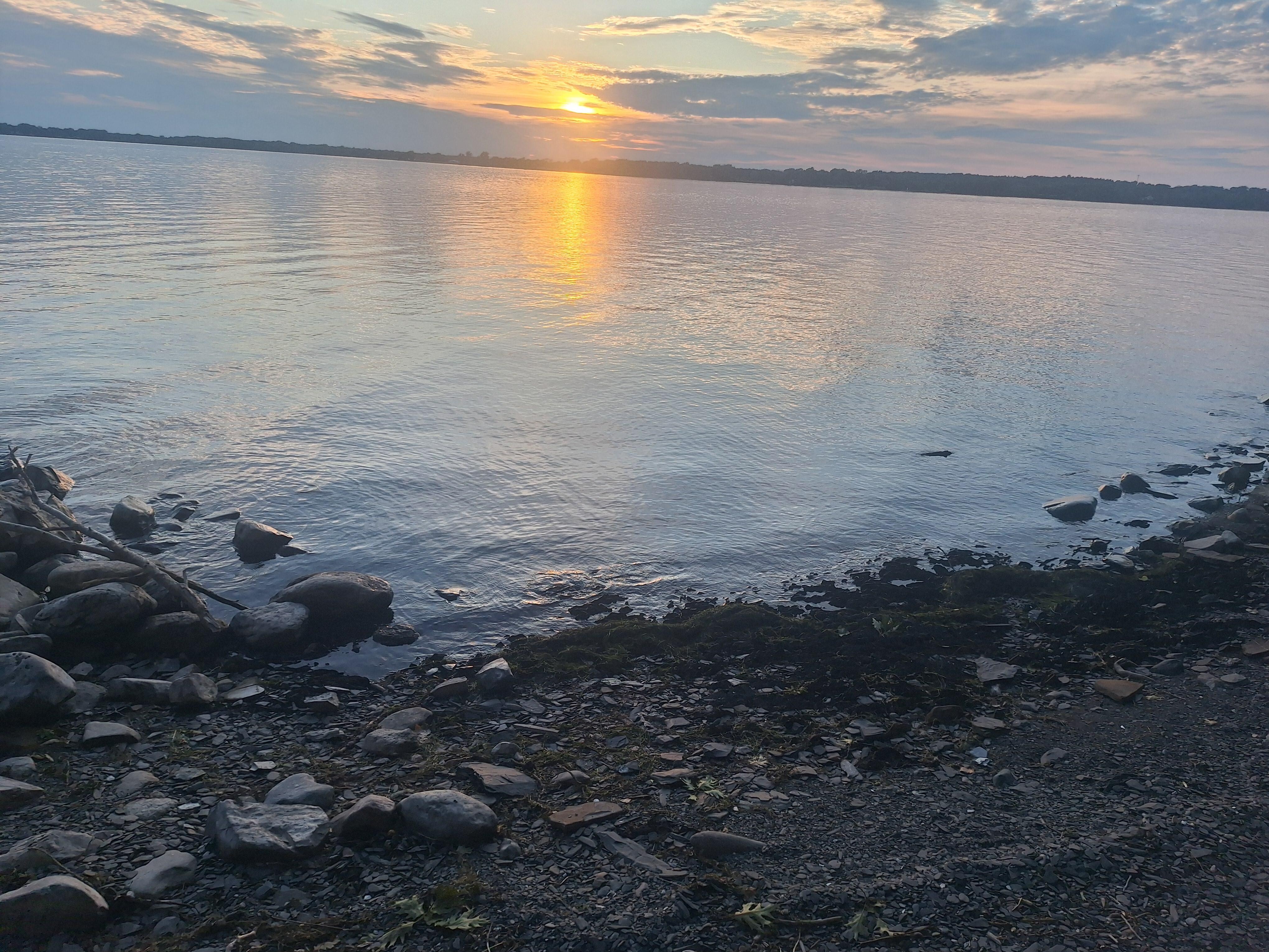 Sunset at the cabin