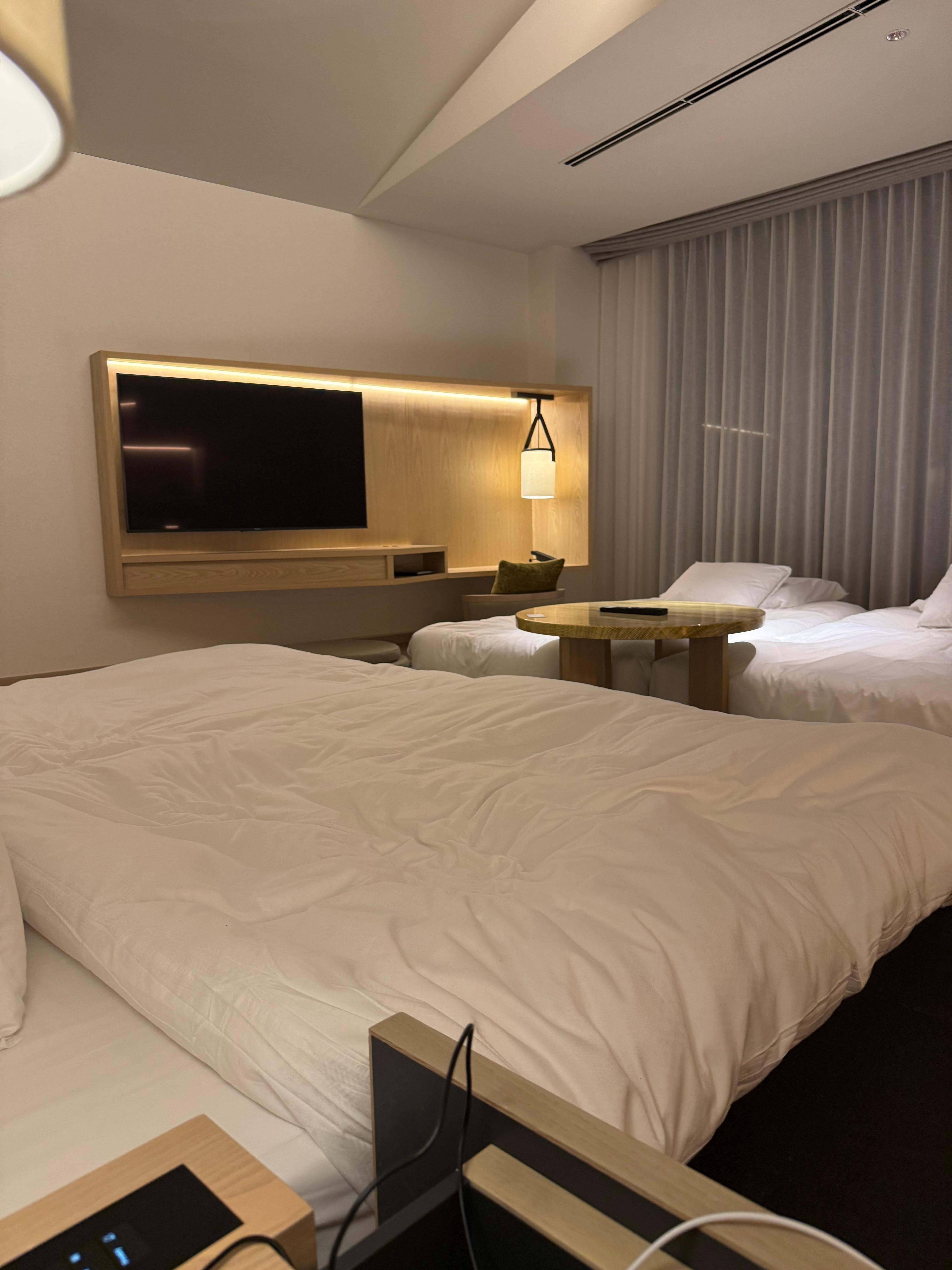 子供も多いのでエキストラベッドを用意していただきました。
ベッドも重いのにありがとうございました。