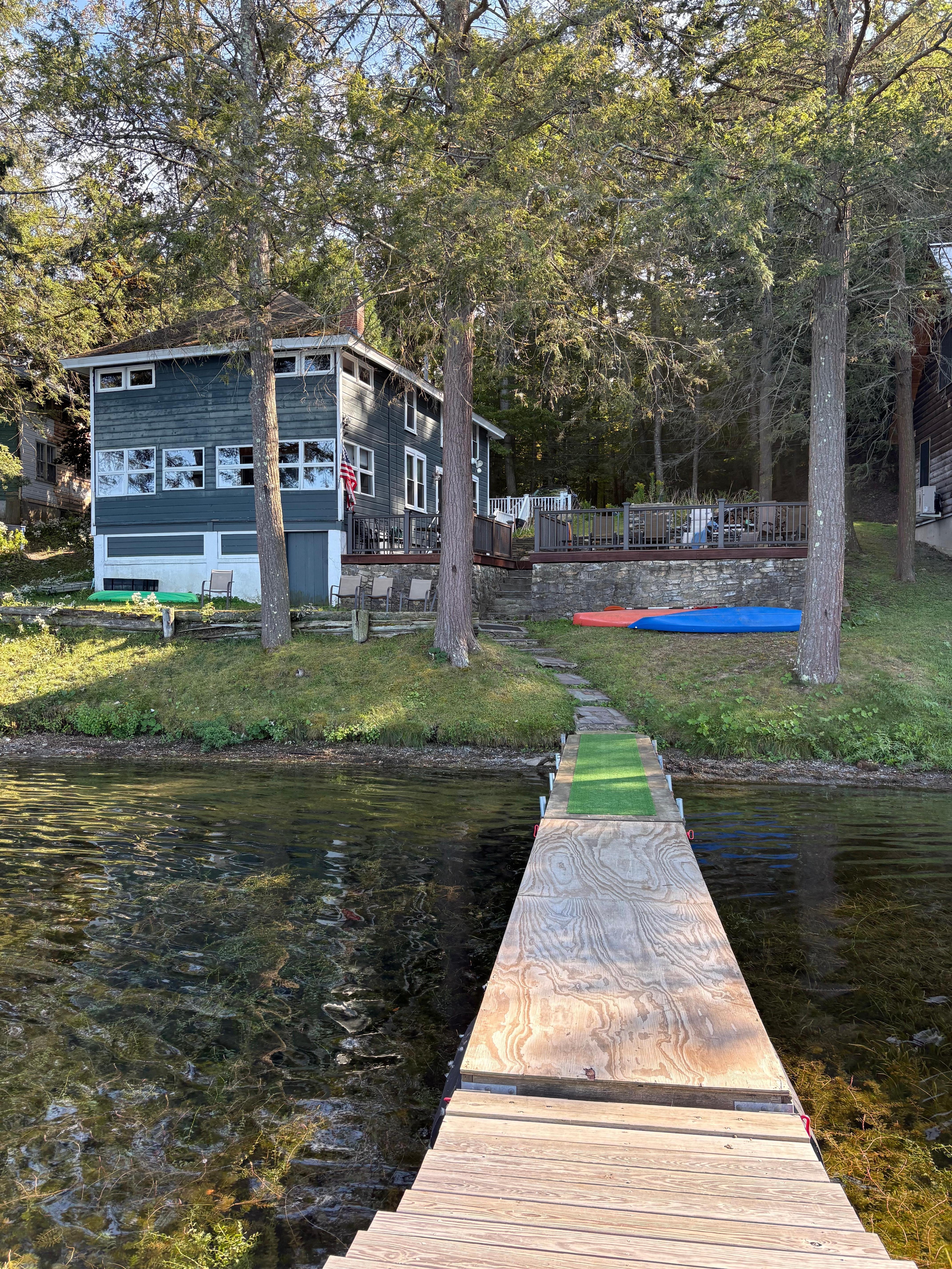 The house from the dock