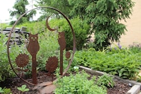 Garden on the property