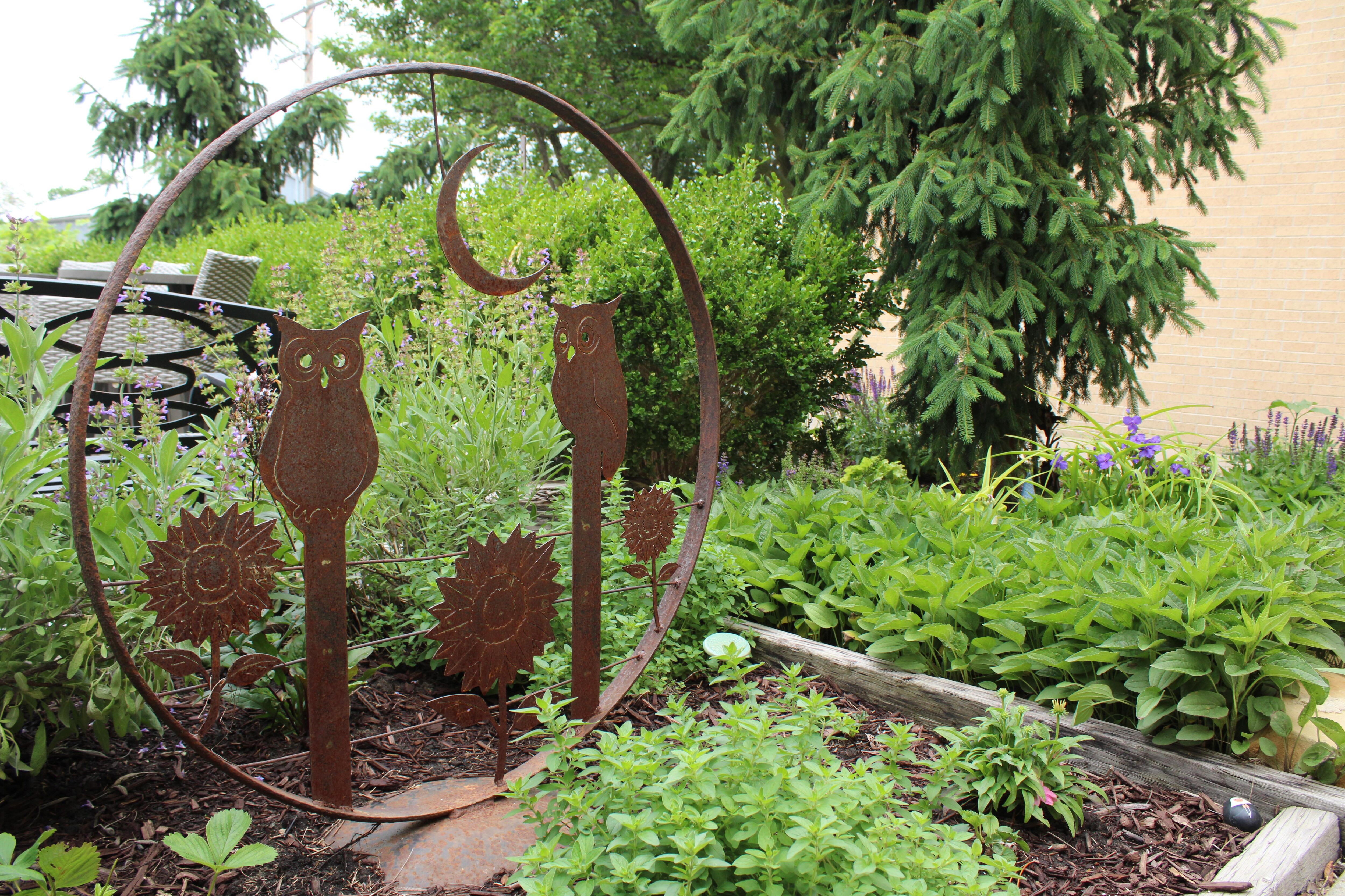 Garden on the property