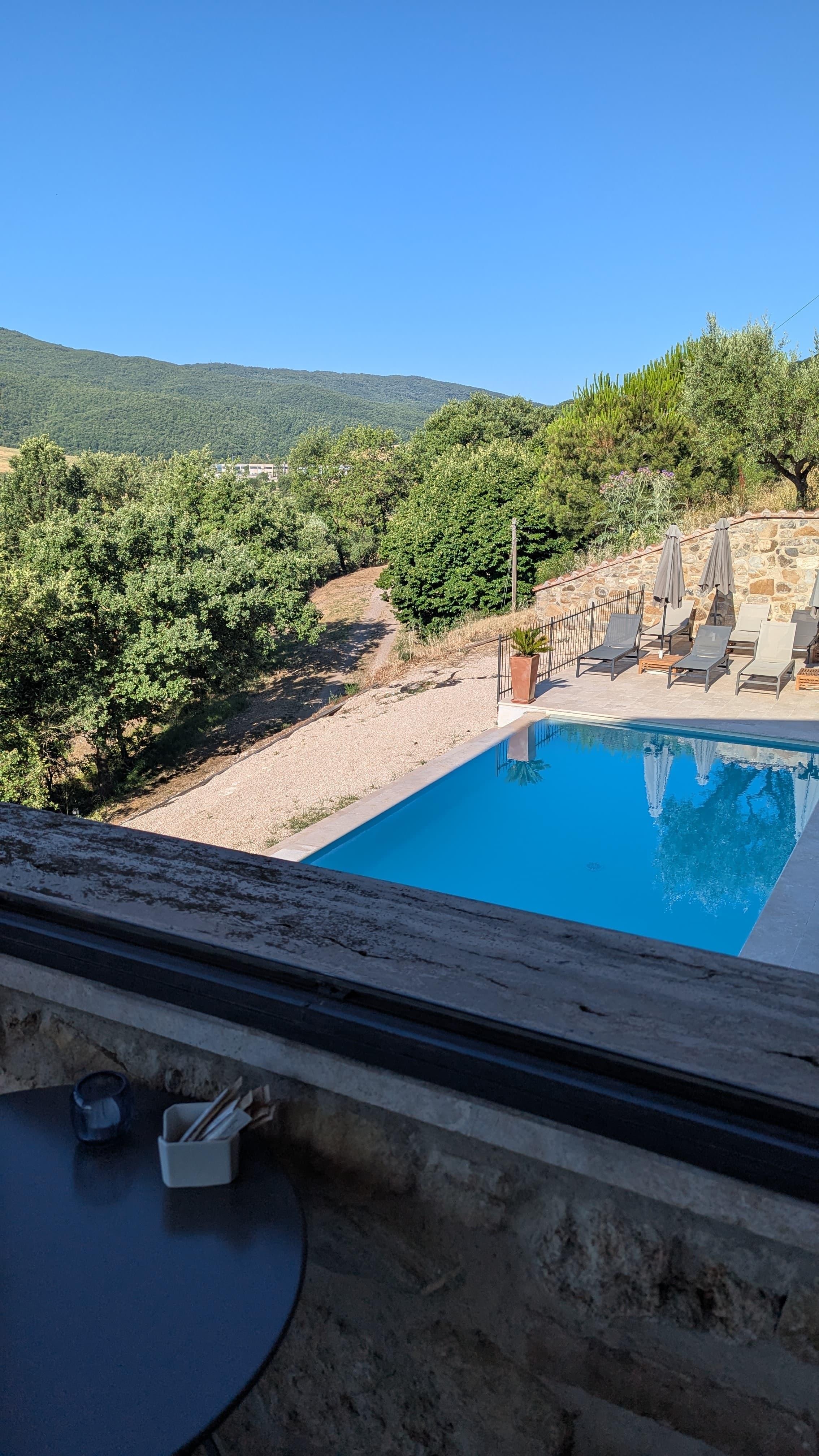 View from breakfast room