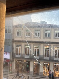 Broken window