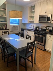 The kitchen on the top floor