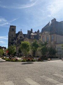 This photo is of one of the cathedrals in Dijon.