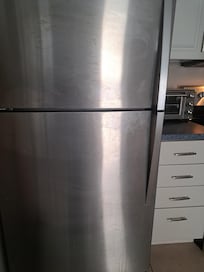 Can't see well but rust stained all over doors. There was also a smell that would appear we couldn't figure where it came from.