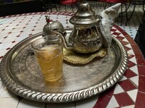 Tea served at check-in