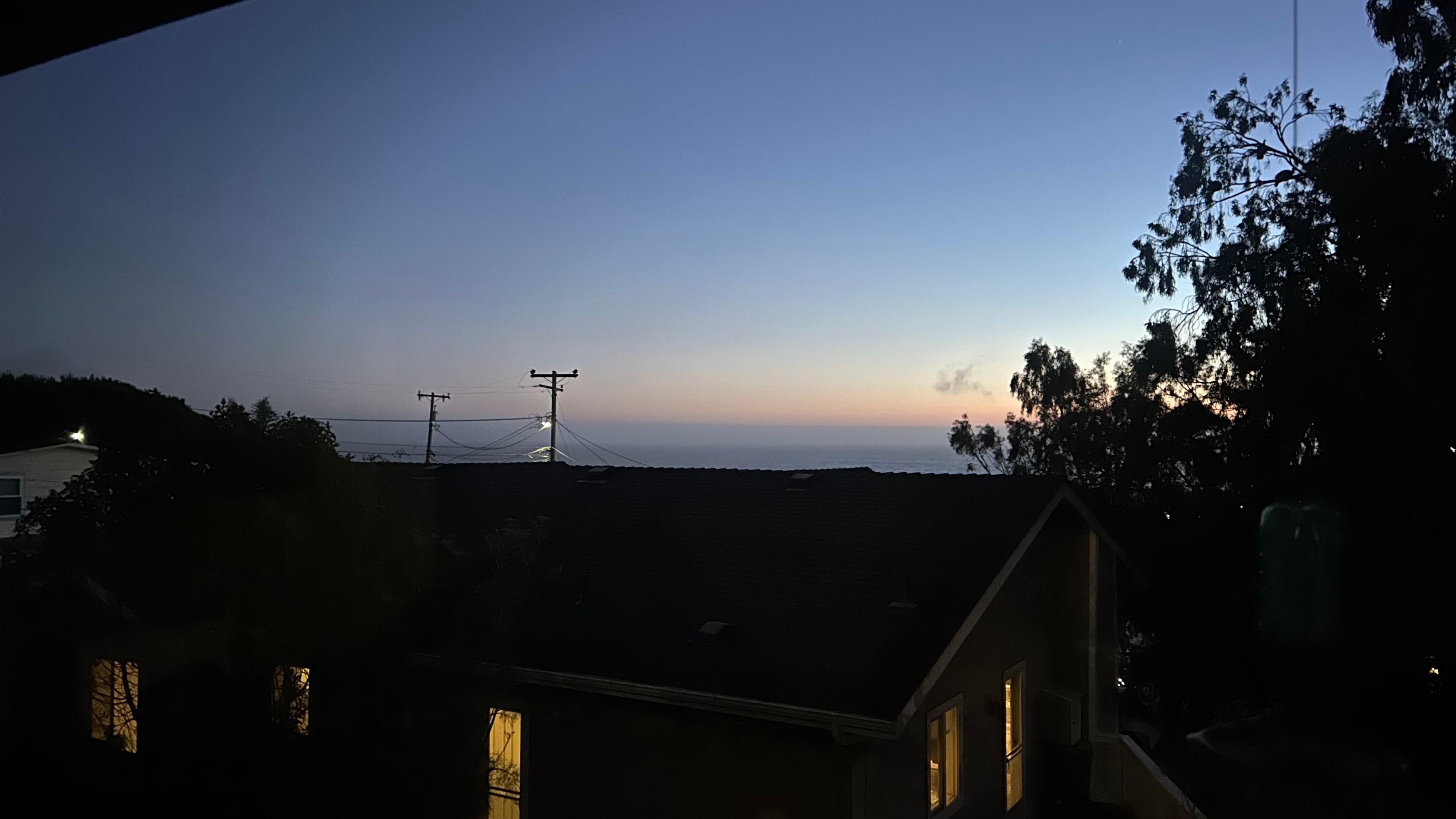 The sunset view from our room was amazing 🤩 