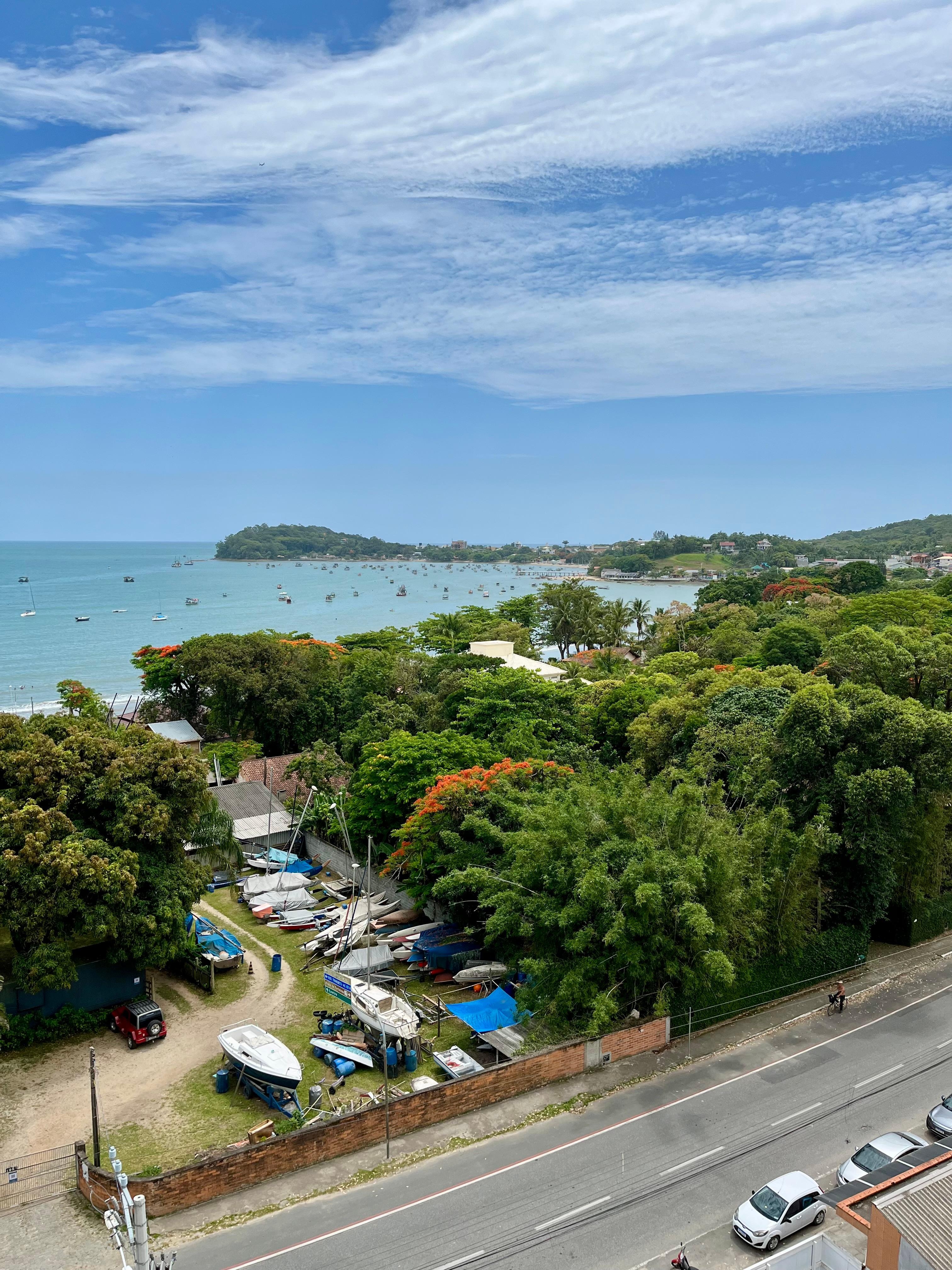 Vista da sacada do quarto 
