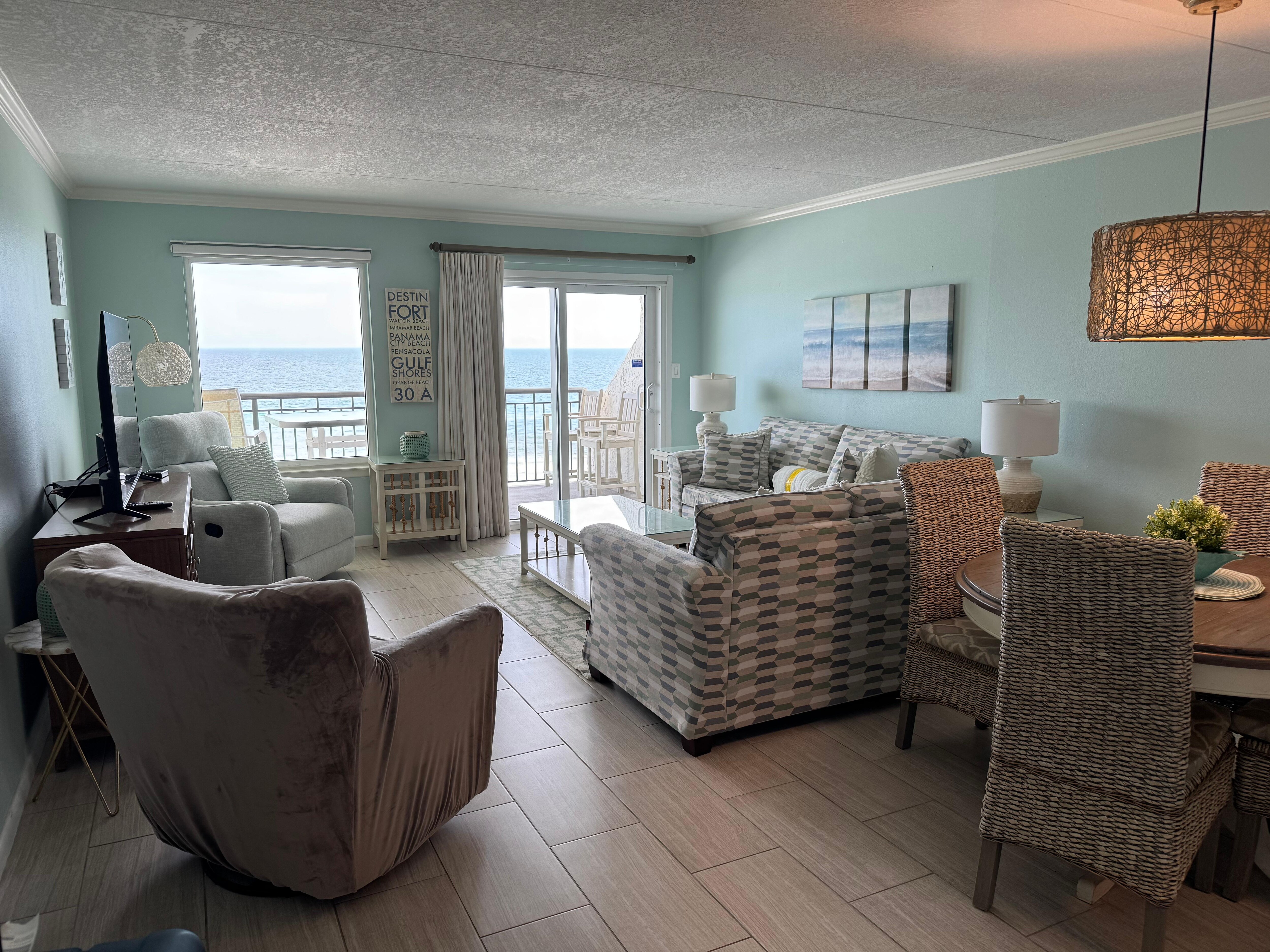 Living room, exactly as pictured and comfy