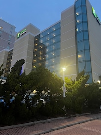 Front view when we went out for a walk.