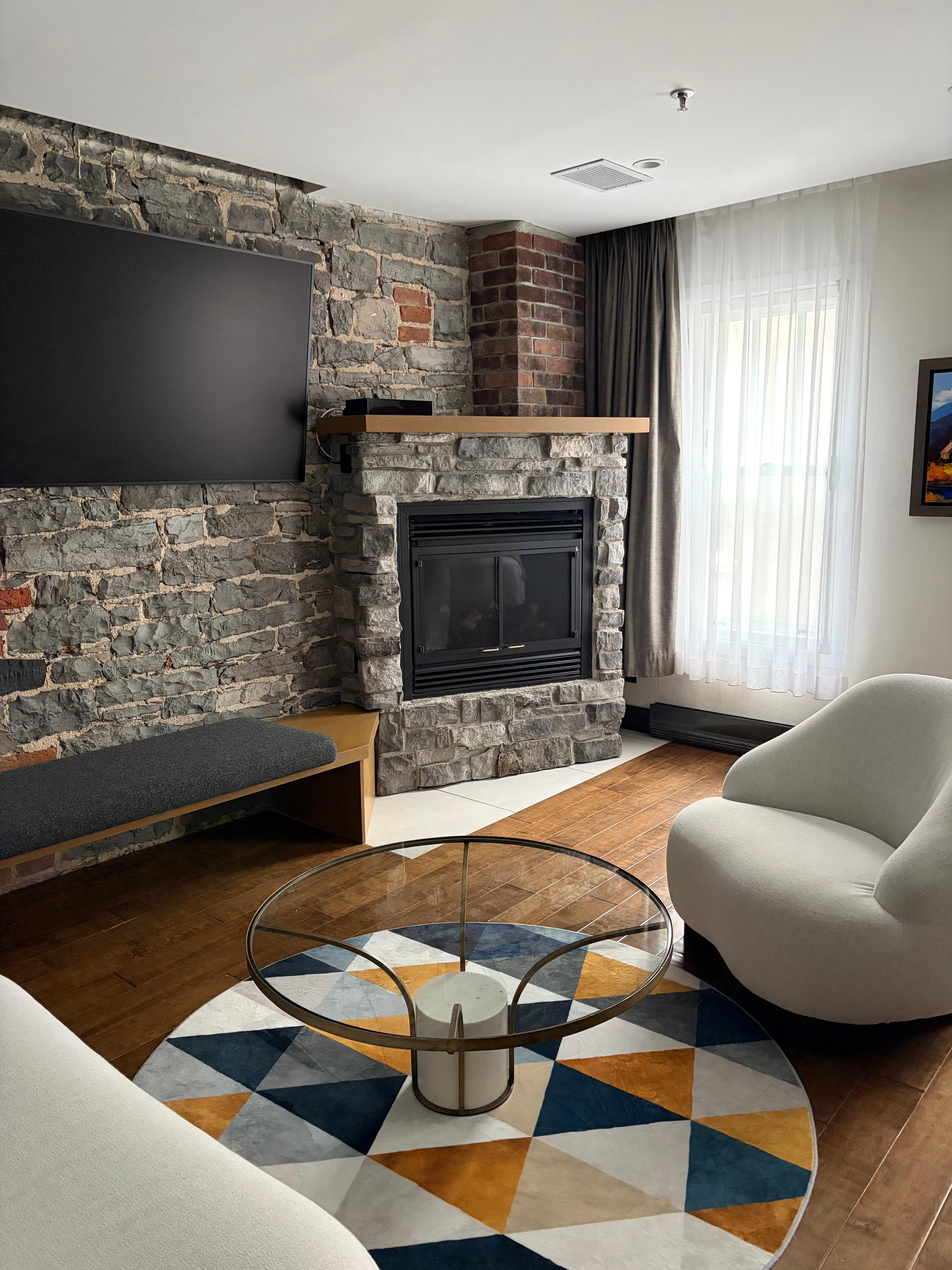 Our deluxe king room. 