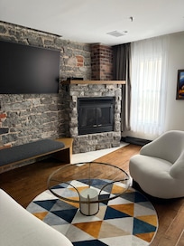 Our deluxe king room.