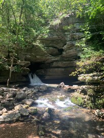 Blanchard Springs. About an hour South of Fall Creek Cabins. Beautiful country.