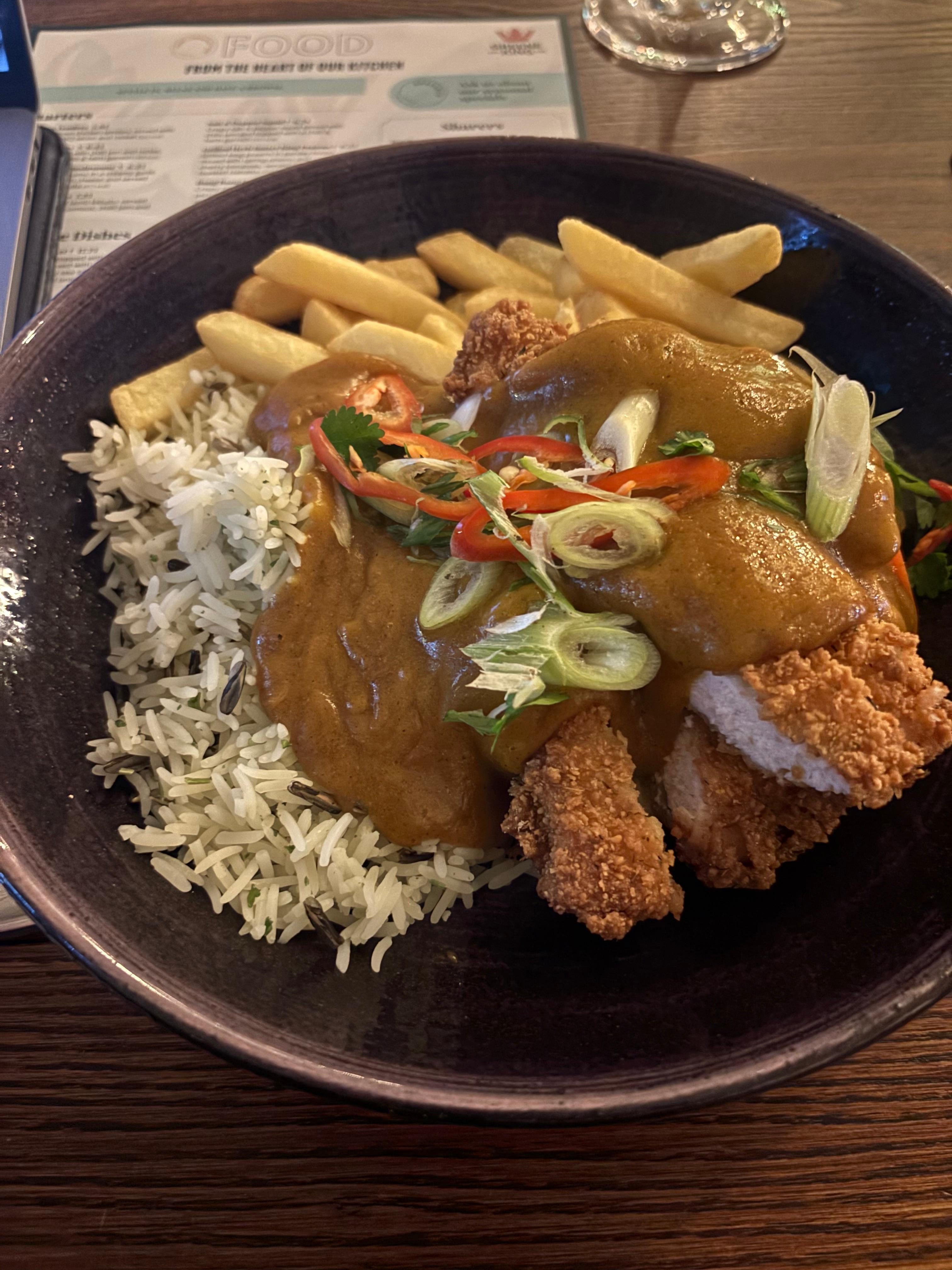 Katsu Curry was very good 
