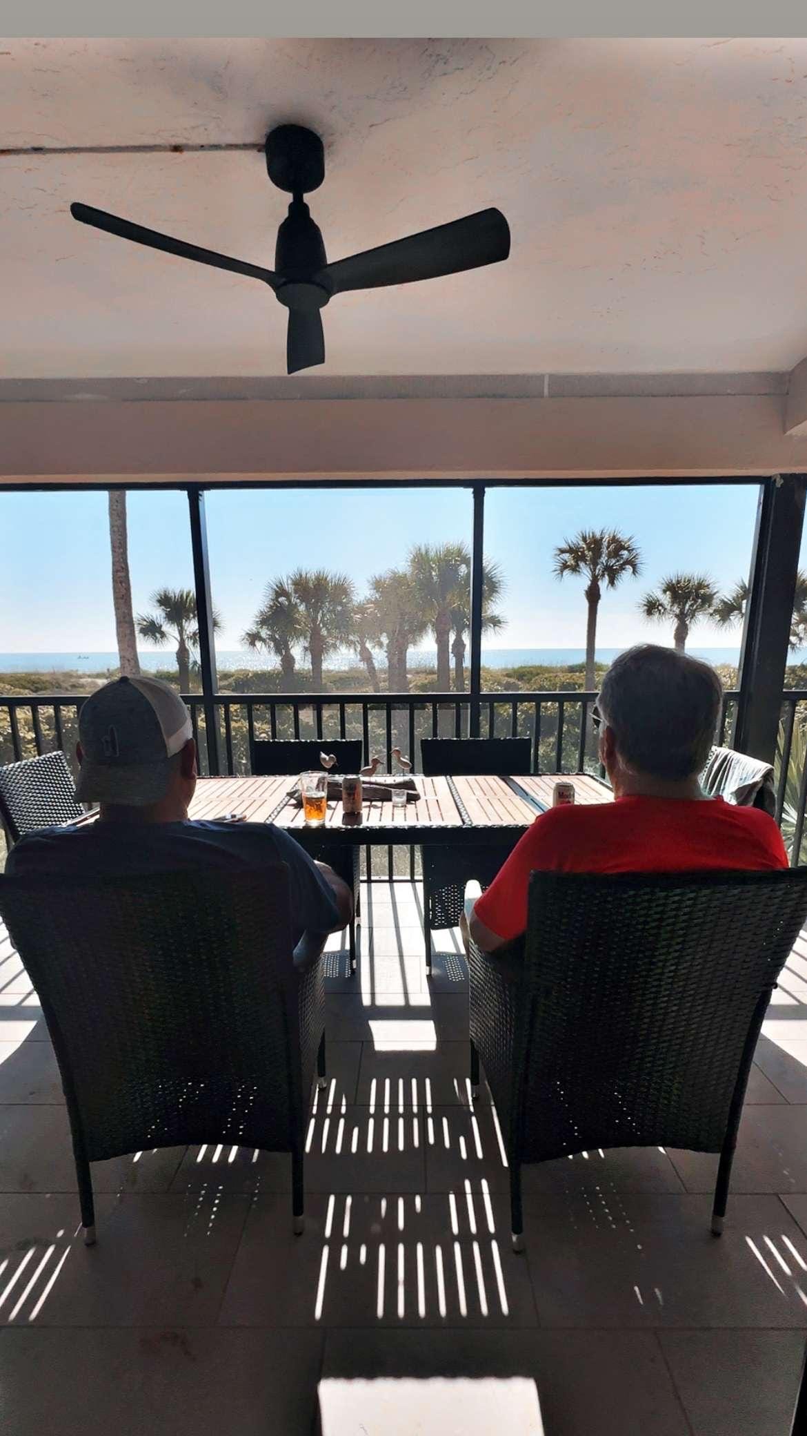 Grumpy old men enjoying coffee ;) 