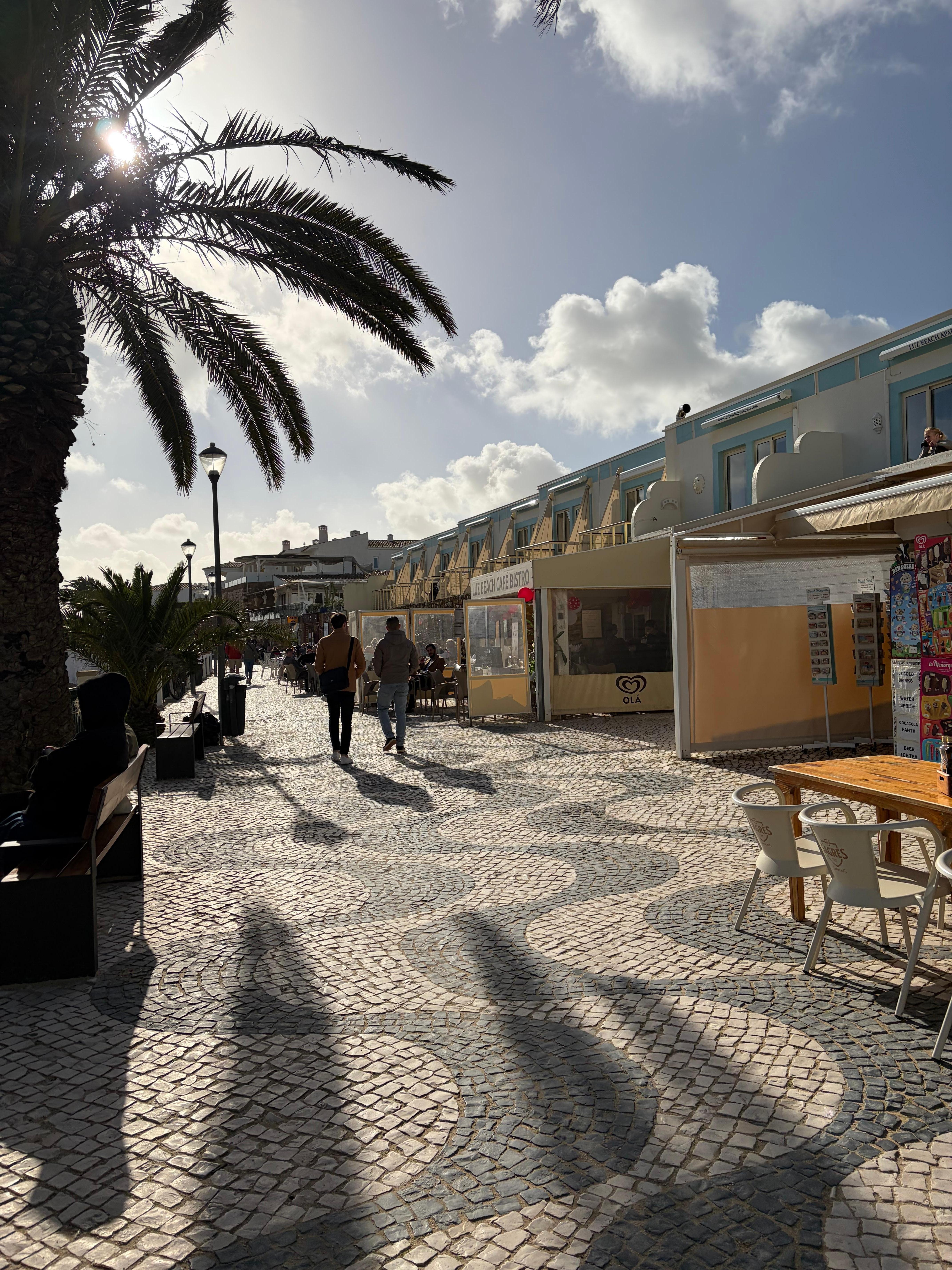 Praia de Luz is walkable from the house
