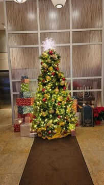 The lobby was so pretty