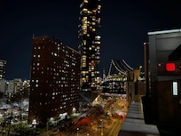 View from the shared balcony