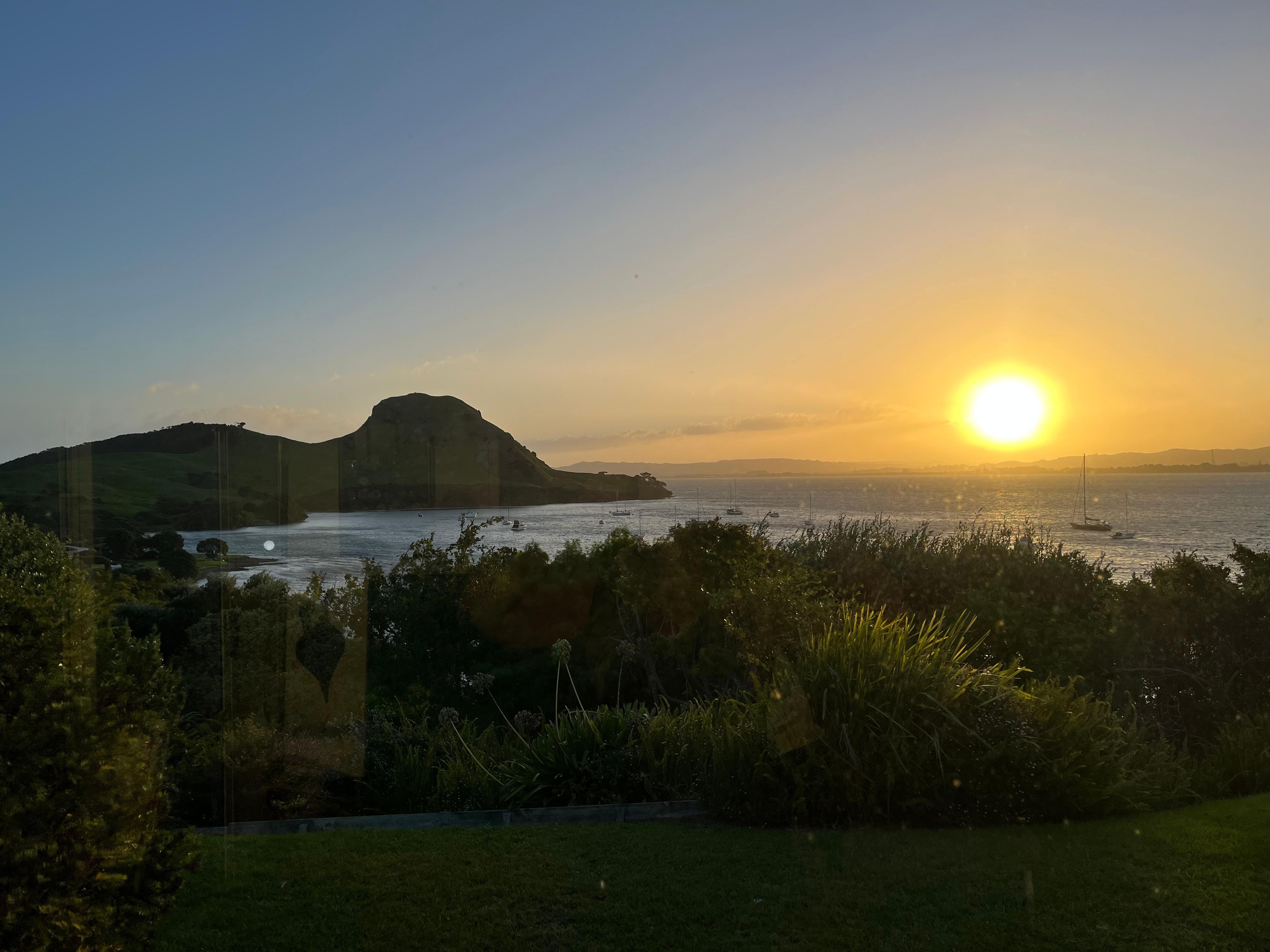 Taken from the sunroom, this view is something to behold.