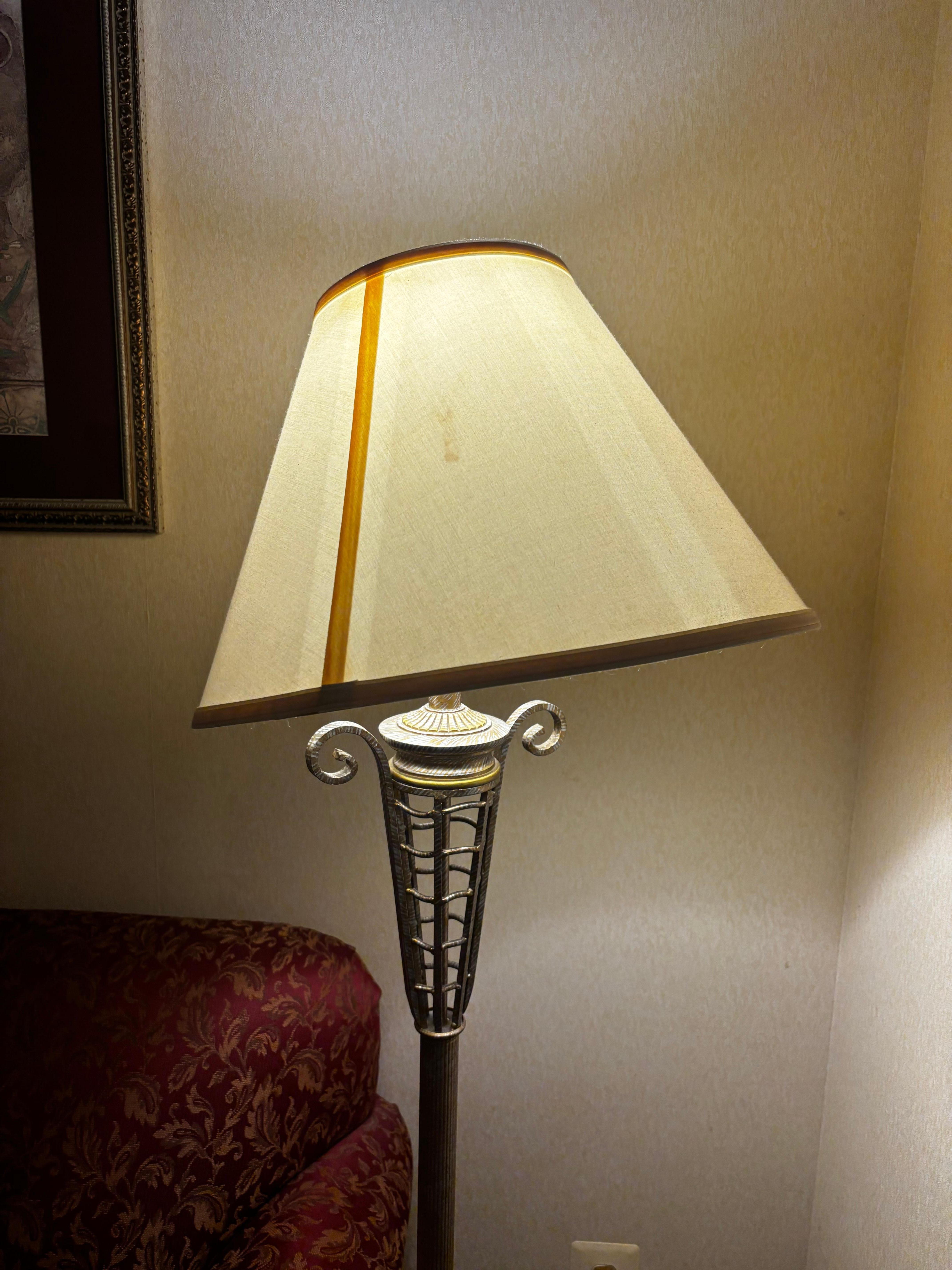 Broken lamp shade 