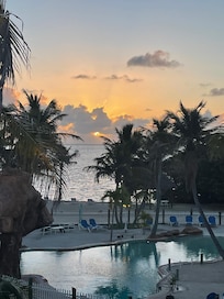 View from our room.
