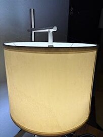 tried to take a better picture, but there was cobwebs on the lamp and furniture.
