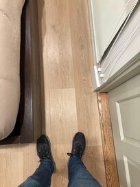 Bed to door distance