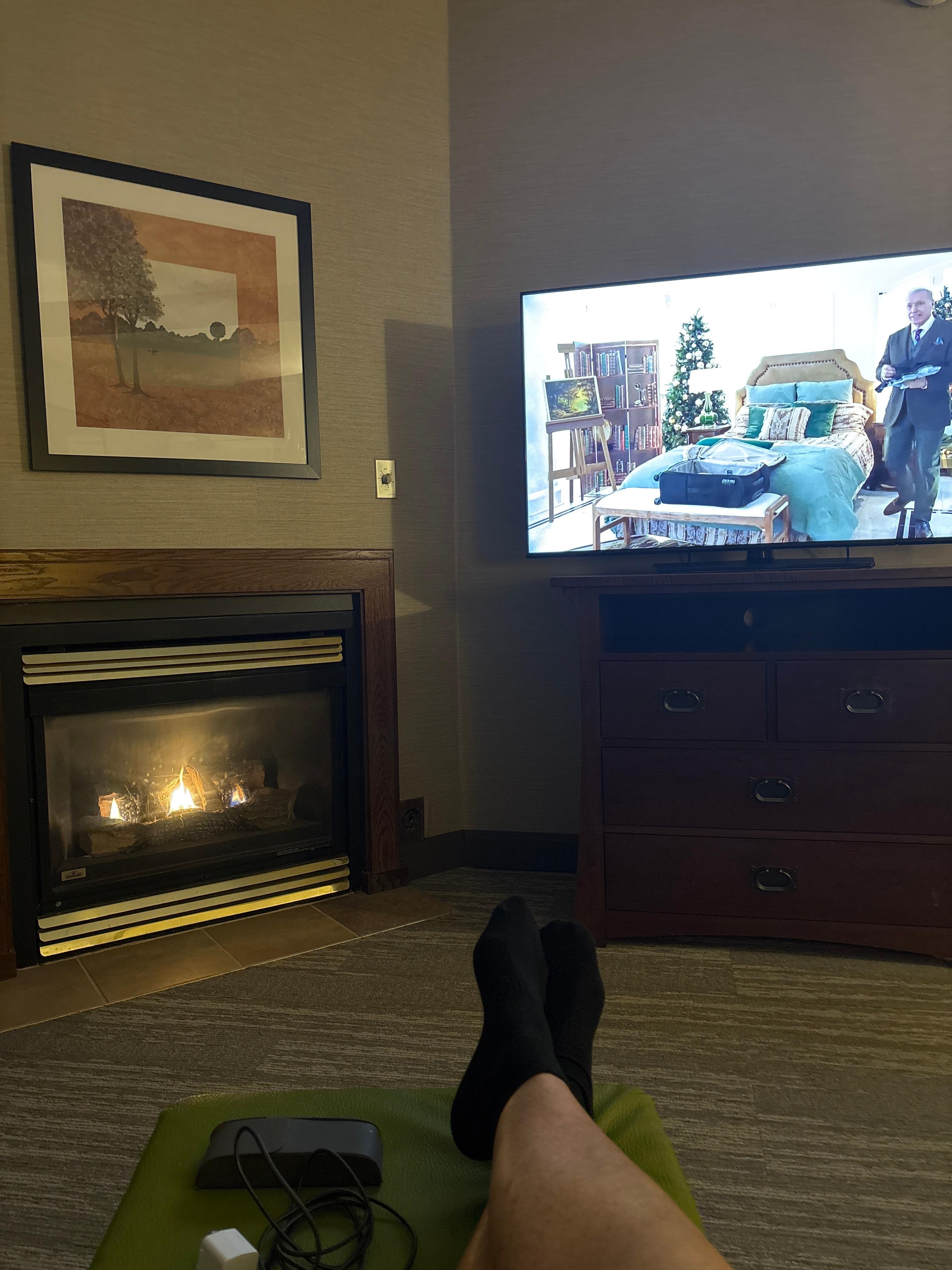 Our beautiful fireplace 