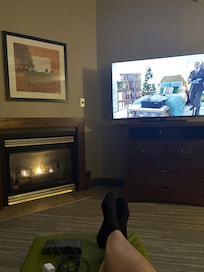 Our beautiful fireplace