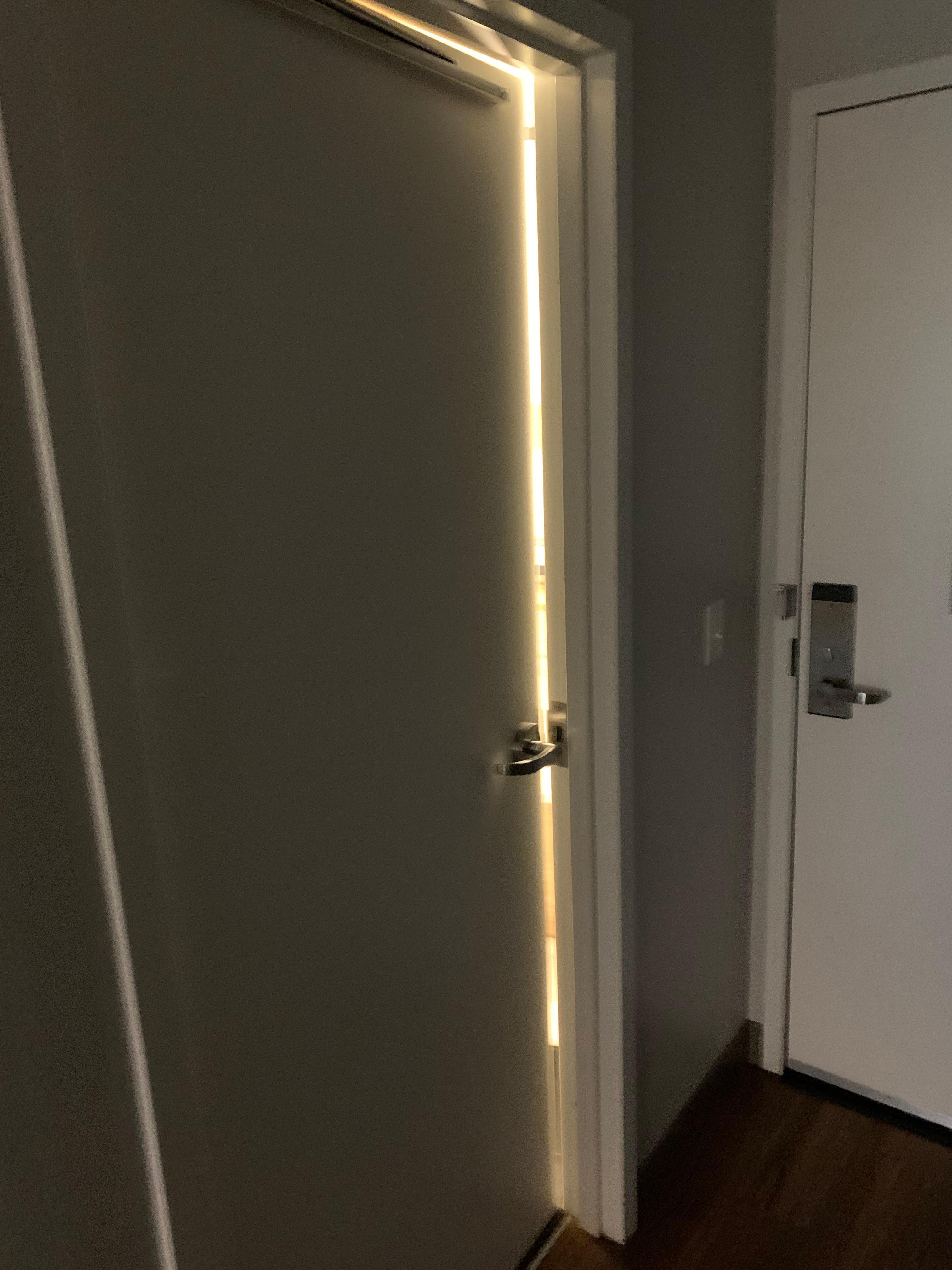 Bathroom door would not stay open