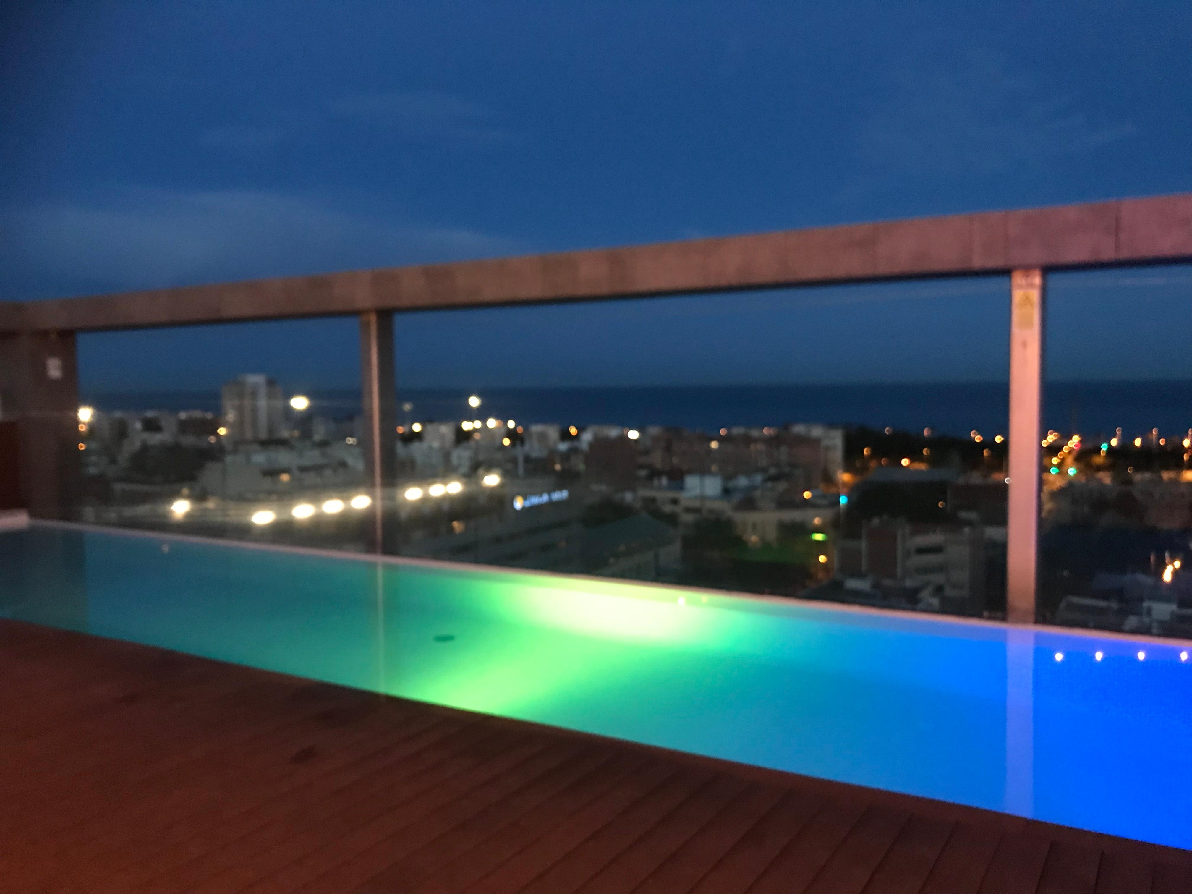 Rooftop pool