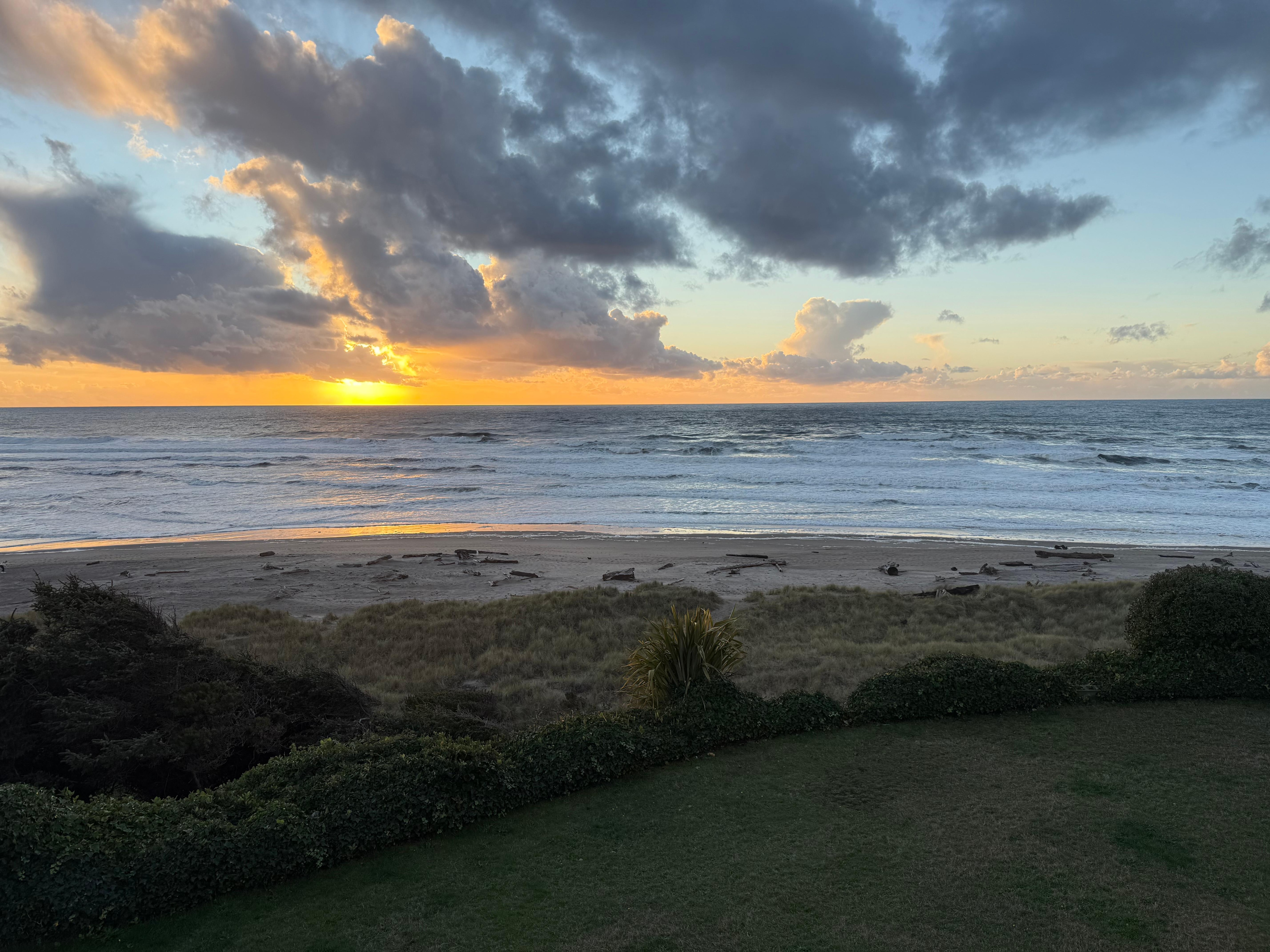 Gorgeous weather for October!  Photo from the deck.