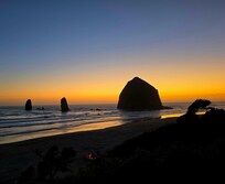 Sunset from the deck