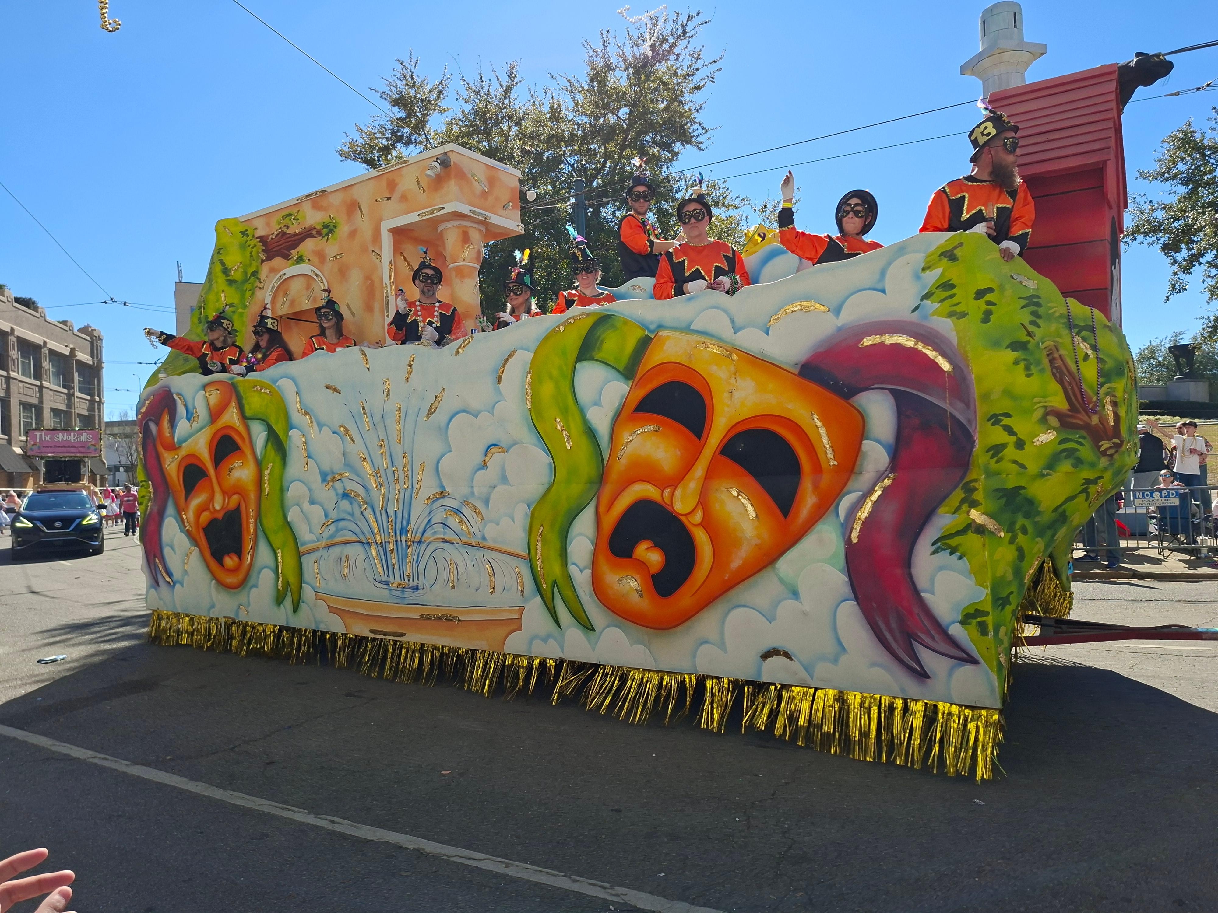 Parades juste devant l'hôtel